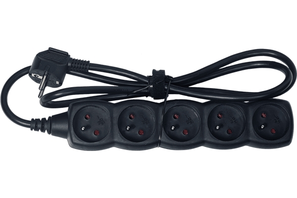 Algam Lighting - MULTI 5 Multipresa 5 Posti Senza Interruttore