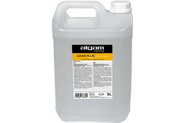 Algam Lighting - FOG-QD-5L Liquido Fumo Dispersione Rapida Effetto CO2 5L