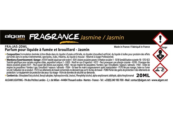 Algam Lighting - FRA-JAS-20ML Profumo per Liquido del Fumo 20ml Gelsomino
