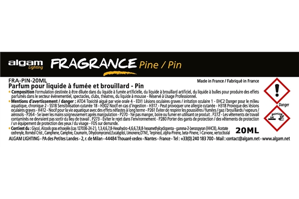 Algam Lighting - FRA-PIN-20ML Profumo per Liquido del Fumo 20ml Pino