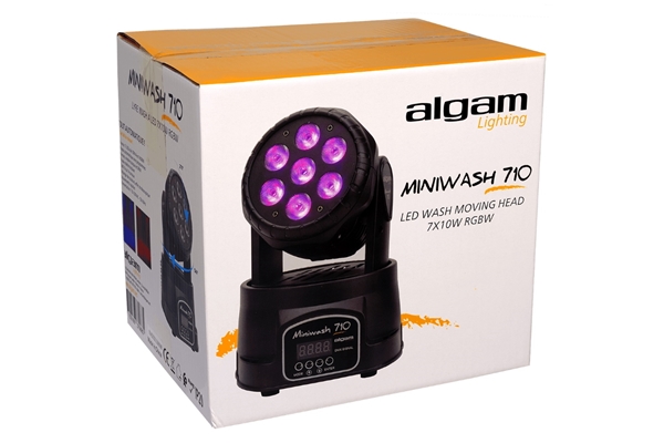 Algam Lighting - MINIWASH 710 Wash Testa Mobile LED RGBW 7x10W