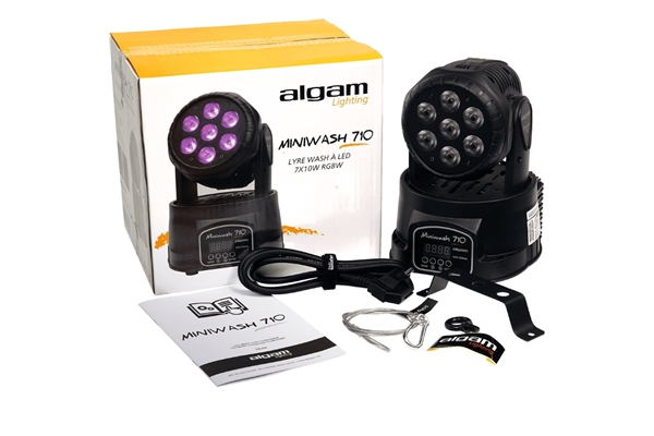 Algam Lighting - MINIWASH 710 Wash Testa Mobile LED RGBW 7x10W