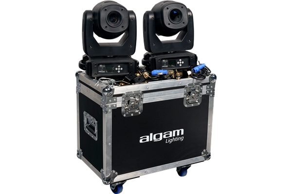Algam Lighting - Kit 2x SPOT MS100 + FlightCase