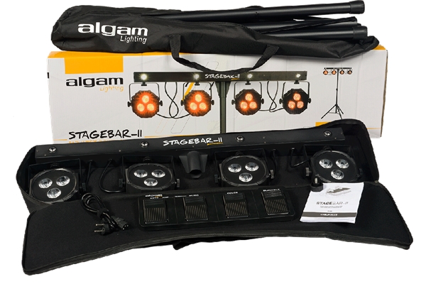 Algam Lighting - STAGEBAR-II Set Illuminazione Par LED DMX