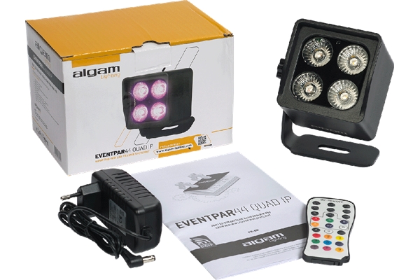 Algam Lighting - EVENTPAR 44-QUAD-IP Par LED 4x4W IP65 a Batteria