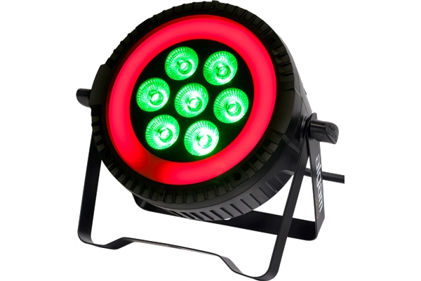 Algam Lighting - PARWASH76-RING LED 7x6W RGBW + RING RGB