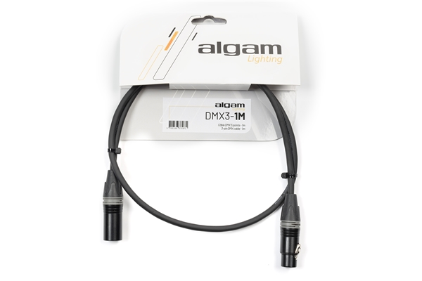 Algam Lighting - DMX3-1M Cavo DMX 3 Poli 1mt