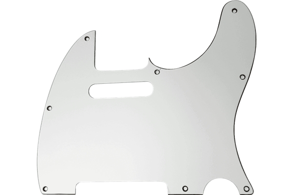 Yellow Parts - EZ2101W Battipenna 3 Strati Telecaster® Style Bianco