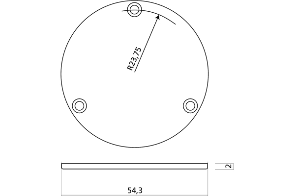 Yellow Parts - EZ2131 Piastra Posteriore Selettore Les Paul® Style Avorio