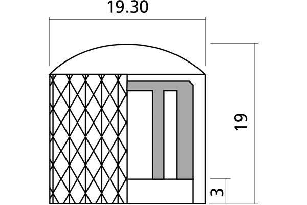 Yellow Parts - EZ1223B Manopole di regolazione Metallo Nero 2 Pcs