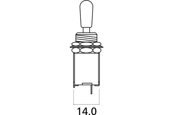 Yellow Parts - EZ1180W Selettore a 3 Vie Les Paul® Style Bianco