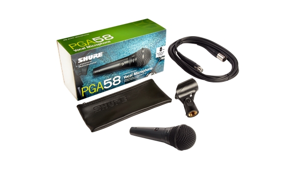 Shure - PGA58-XLR Microfono voce dinamico cardioide