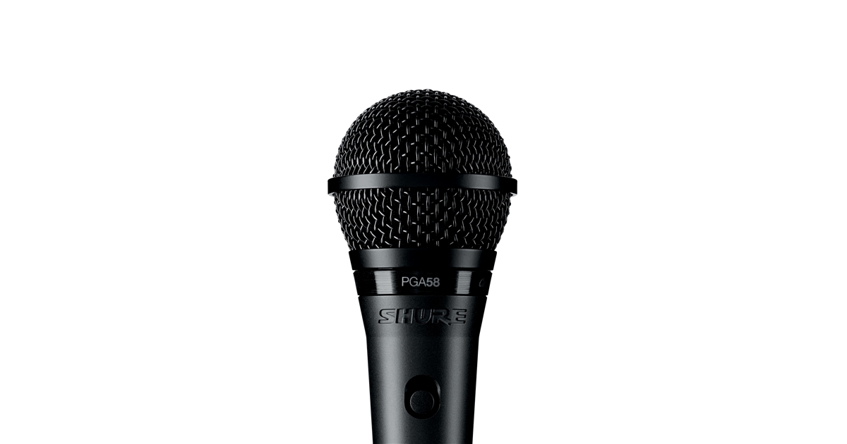 Shure PGA58BTS Pack microfono, asta treppiedi, cavo XLR, astuccio