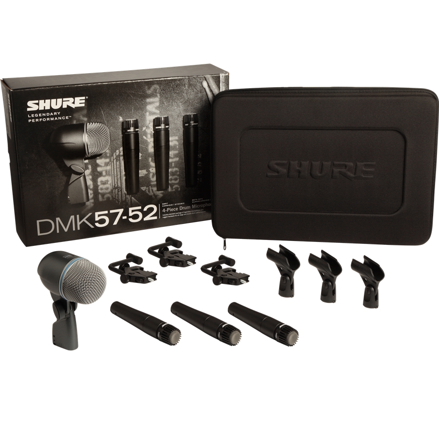 Shure DMK57-52 Kit per batteria 1x Beta 52A, 3x SM57