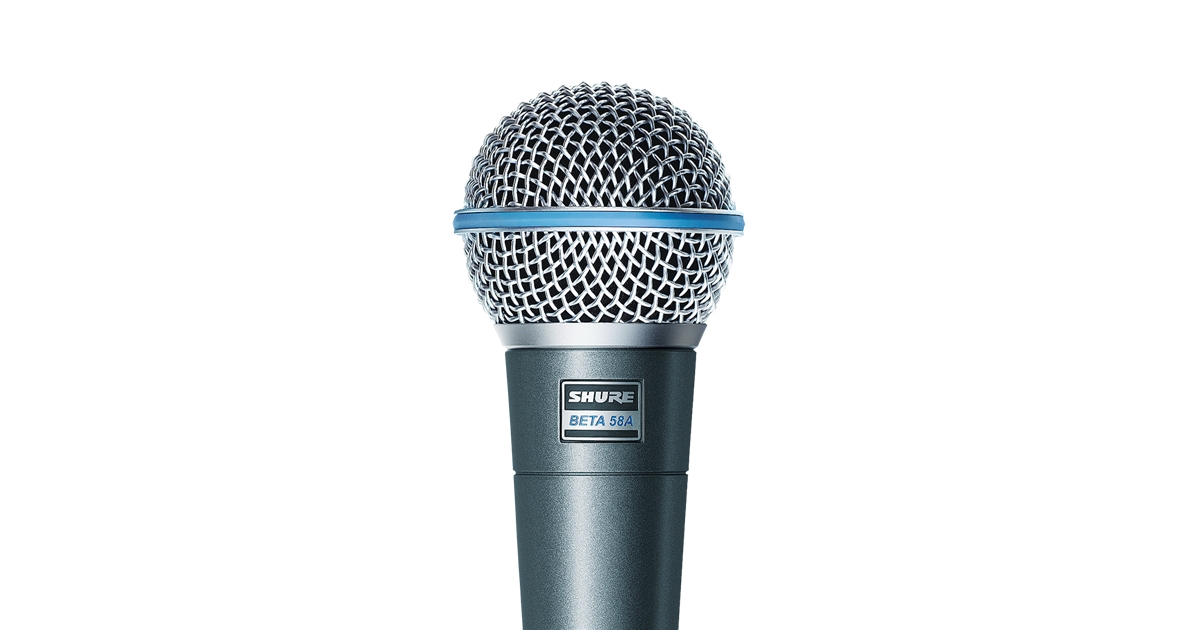 Shure BETA58A Microfono voce dinamico supercardioide