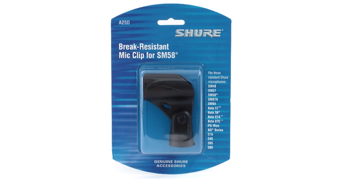 Shure A25D Morsetto da asta microfoni diametro 3/4"