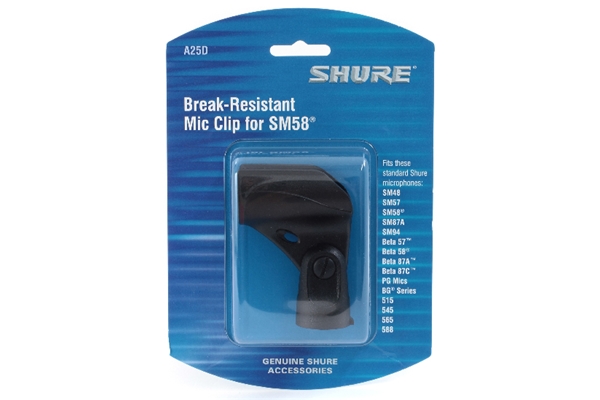 Shure - A25D Morsetto da asta microfoni diametro 3/4