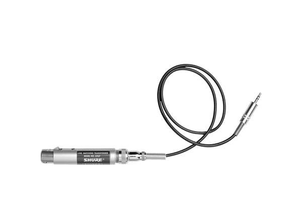 Shure - A96F Adattatore audio XLR/minijack per videocamera