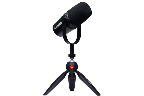 Shure - MV7-PODCAST-KIT Kit cavalletto da tavolo + microfono MV7