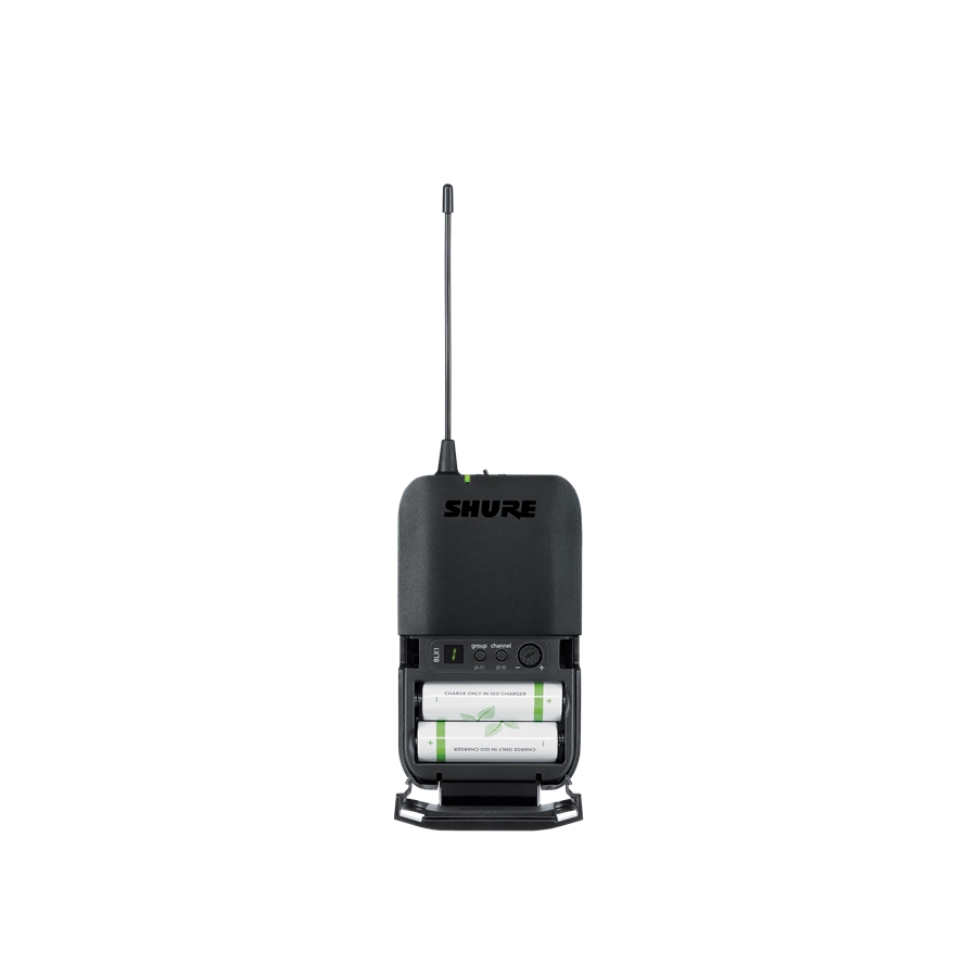 Shure BLX14E-CVL Sistema wireless BLX4E, BLX1, lavalier CVL-B/C-TQG. (M17)