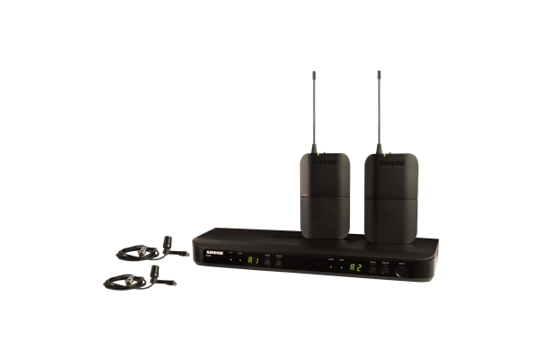 Shure - BLX188E-CVL Sistema wireless BLX88E, 2x BLX1, 2x CVL-B/C-TQG. (M17)