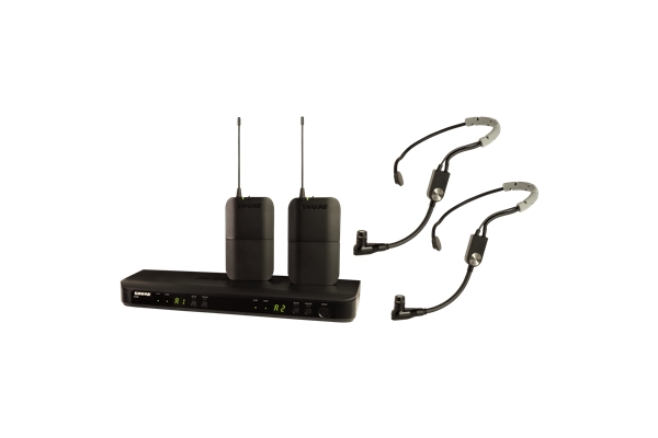 Shure - BLX188E-SM35 Sistema wireless BLX88E, 2x BLX1, 2x SM35-TQG. (M17)