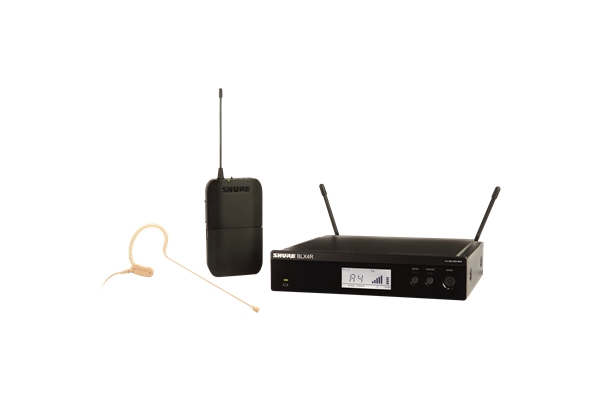 Shure - BLX14RE-MX53 Sistema wireless BLX4RE, BLX1, MX153T-O-TQG. (M17)