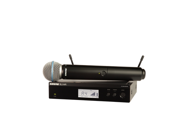 Shure - BLX24RE-B58 Sistema wireless BLX4RE, BLX2/BETA58, WA371. (M17)