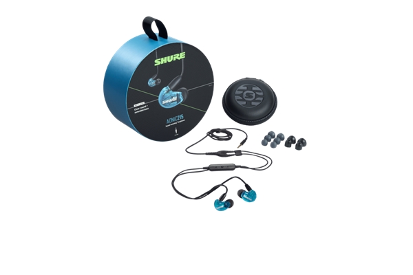 Shure - SE215DYBL+UNI-EFS AONIC 215 Auricolari colore blu