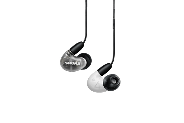 Shure - SE42HYW+UNI-EFS AONIC 4 Auricolari colore grigio/bianco