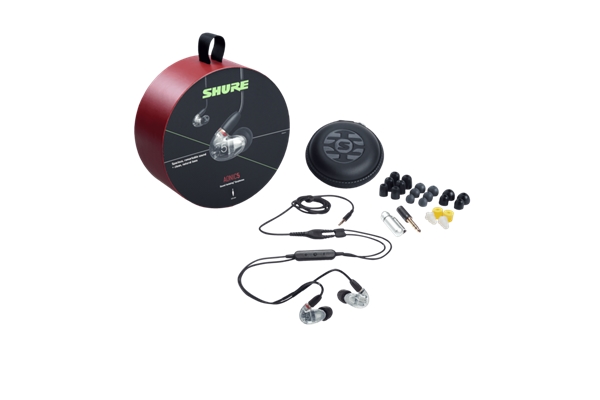 Shure - SE53BACL+UNI-EFS AONIC 5 Auricolari colore trasparente lucido