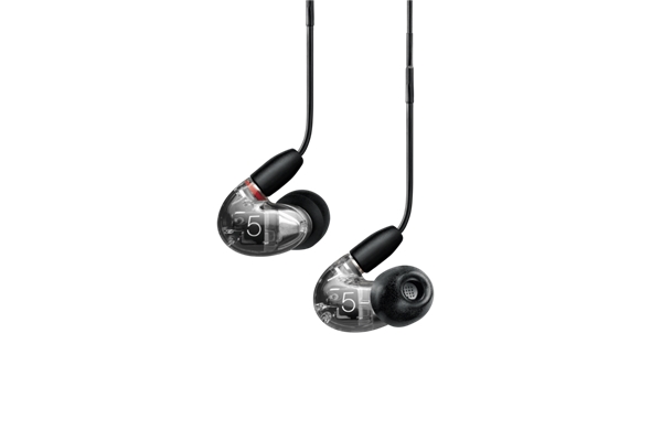 Shure - SE53BACL+UNI-EFS AONIC 5 Auricolari colore trasparente lucido