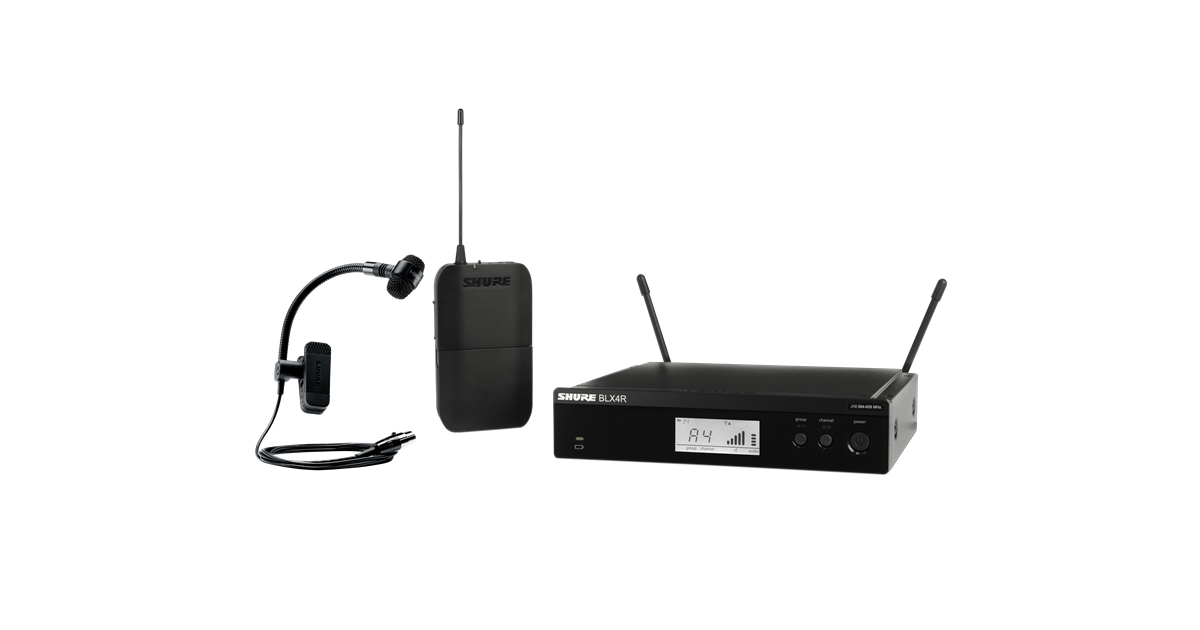 Shure BLX14RE-P98H-M17 sistema microfonico wireless per strumenti a fiato