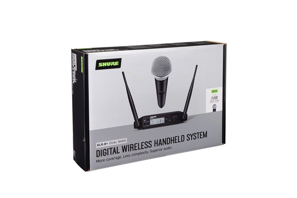 Shure - GLXD24+ con SM58 Sistema Wireless