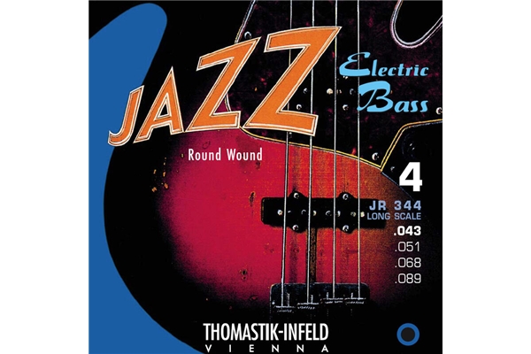 Thomastik - Jazz Round Wound JR344 set basso 4 corde