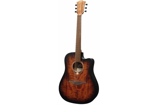 Lag - T70DCE-B&B Chitarra Acustica Dreadnought Cutaway EQ Black & Brown