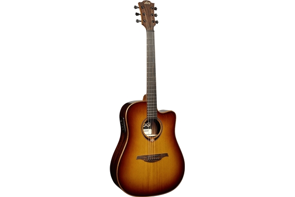 Lag - T118DCE-BRS Chitarra Acustica Dreadnought Cutaway EQ Brown Shadow