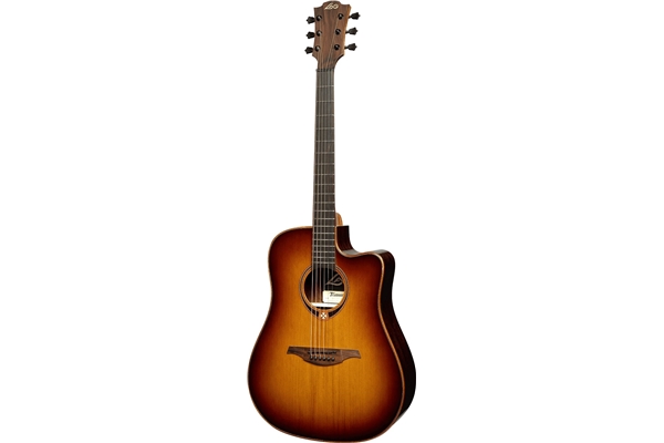 Lag - T118DCE-BRS Chitarra Acustica Dreadnought Cutaway EQ Brown Shadow