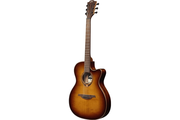 Lag - T118ASCE-BRS Chitarra Acustica Auditorium Slim Cutaway EQ Brown Shadow