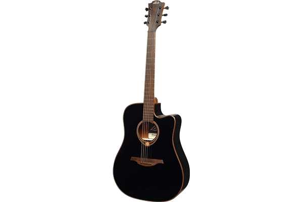 Lag - T118DCE-BLK Chitarra Acustica Dreadnought Cutaway EQ Black