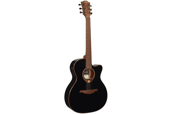 Lag - T118ACE-BLK Chitarra Acustica Auditorium Cutaway EQ Black