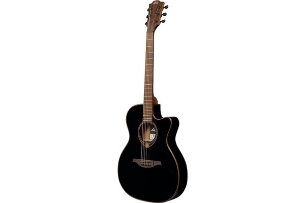 Lag - T118ASCE-BLK Chitarra Acustica Auditorium Slim Cutaway EQ Black