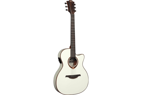Lag - T118ASCE-IVO Chitarra Acustica Auditorium Slim Cutaway EQ Ivory