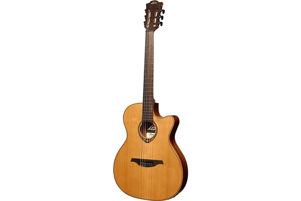 Lag TN170ASCE Chitarra Acustica Nylon Auditorium Slim Cutaway EQ