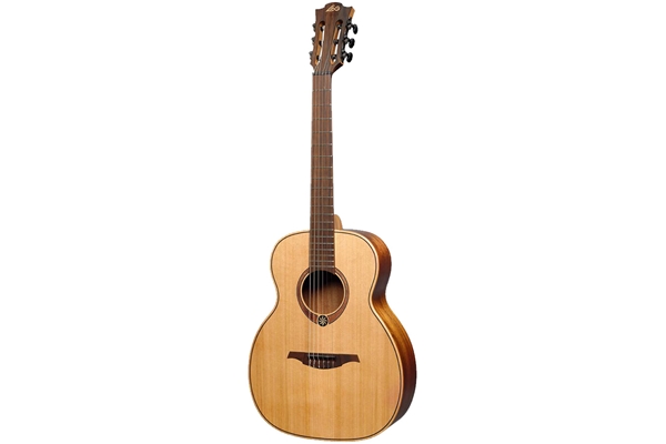 Lag - TRAVEL-N-RCE Chitarra Acustica Travel Red Cedar Nylon EQ