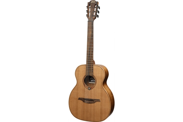 Lag - ESCAPADE-N-RCE Chitarra Acustica Travel Nylon Red Cedar EQ