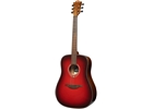 Lag Tramontane Special Edition T-RED-D Red Burst Dreadnought