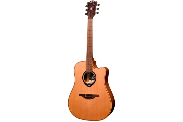 Lag HyVibe 10 HV10DCE Chitarra Acustica Smart Dreadnought Cutaway