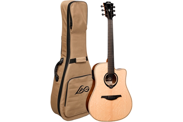 Lag - HyVibe V2 HV30DCE Chitarra Acustica Smart Dreadnought Cutaway