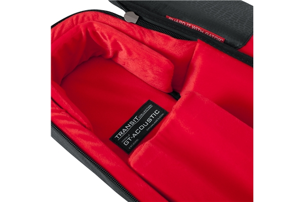 Gator Cases - GT-ACOUSTIC-BLK Borsa Transit chitarra acustica Antracite